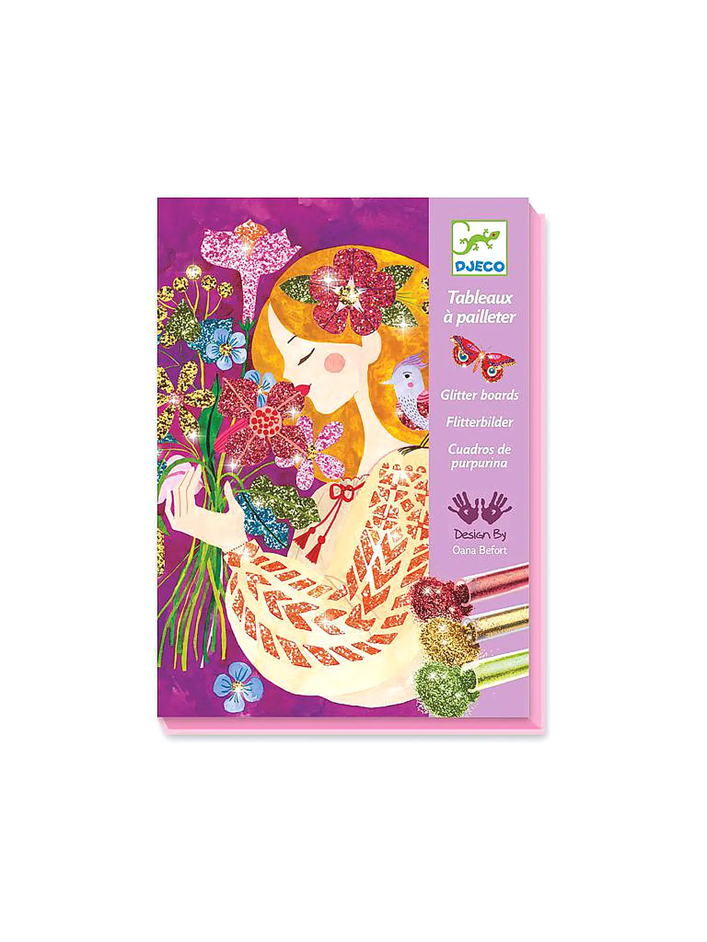 DJECO | Bastel-Set - Flitterbilder - The scent of flowers | 